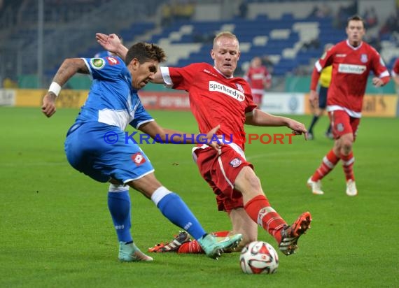 DFB Pokal 2. Runde TSG 1899 Hoffenheim - FSV Frankfurt in der Rhein Neckar Arena Sinsheim 29.10.2014 (© Fotostand / Loerz)