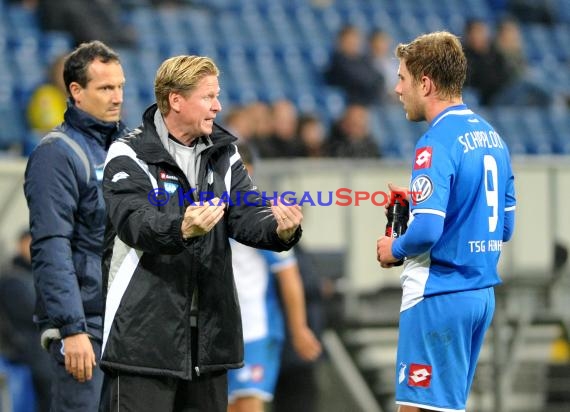 DFB Pokal 2. Runde TSG 1899 Hoffenheim - FSV Frankfurt in der Rhein Neckar Arena Sinsheim 29.10.2014 (© Fotostand / Loerz)