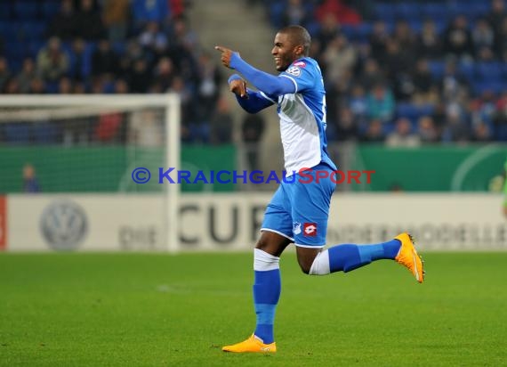 DFB Pokal 2. Runde TSG 1899 Hoffenheim - FSV Frankfurt in der Rhein Neckar Arena Sinsheim 29.10.2014 (© Fotostand / Loerz)