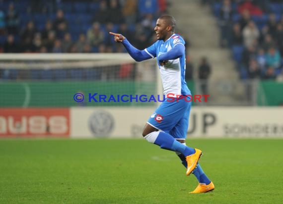 DFB Pokal 2. Runde TSG 1899 Hoffenheim - FSV Frankfurt in der Rhein Neckar Arena Sinsheim 29.10.2014 (© Fotostand / Loerz)