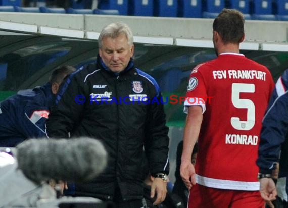 DFB Pokal 2. Runde TSG 1899 Hoffenheim - FSV Frankfurt in der Rhein Neckar Arena Sinsheim 29.10.2014 (© Fotostand / Loerz)