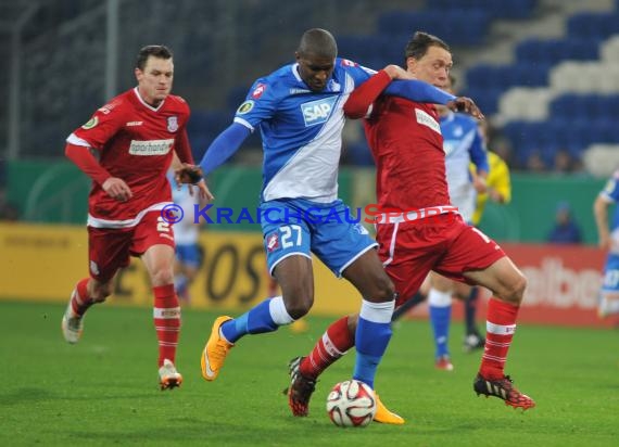 DFB Pokal 2. Runde TSG 1899 Hoffenheim - FSV Frankfurt in der Rhein Neckar Arena Sinsheim 29.10.2014 (© Fotostand / Loerz)