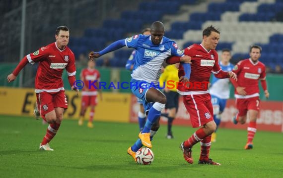 DFB Pokal 2. Runde TSG 1899 Hoffenheim - FSV Frankfurt in der Rhein Neckar Arena Sinsheim 29.10.2014 (© Fotostand / Loerz)