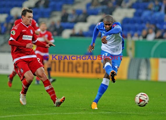 DFB Pokal 2. Runde TSG 1899 Hoffenheim - FSV Frankfurt in der Rhein Neckar Arena Sinsheim 29.10.2014 (© Fotostand / Loerz)