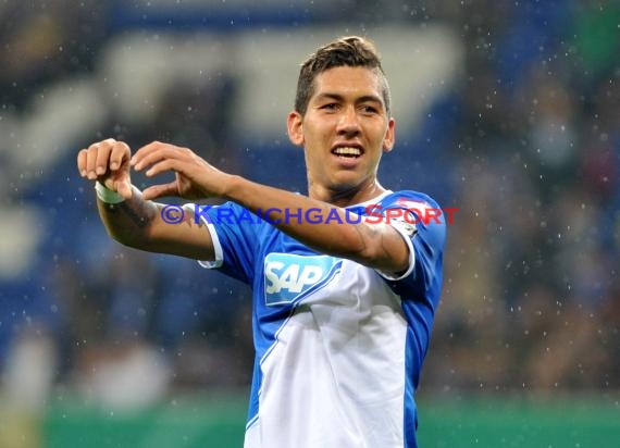 DFB Pokal 2. Runde TSG 1899 Hoffenheim - FSV Frankfurt in der Rhein Neckar Arena Sinsheim 29.10.2014 (© Fotostand / Loerz)