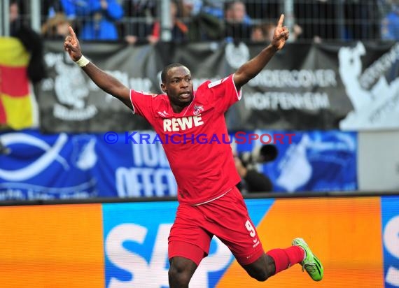 1. Fußball Bundesliga TSG 1899 Hoffenheim - 1. FC Köln in der Wirsol Rhein Neckar Arena Sinsheim 08.11. 2014  (© Fotostand / Loerz)