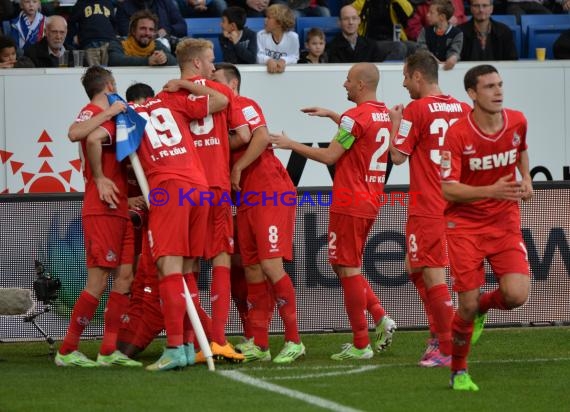 1. Fußball Bundesliga TSG 1899 Hoffenheim - 1. FC Köln in der Wirsol Rhein Neckar Arena Sinsheim 08.11. 2014  (© Fotostand / Loerz)