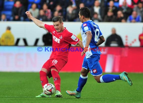 1. Fußball Bundesliga TSG 1899 Hoffenheim - 1. FC Köln in der Wirsol Rhein Neckar Arena Sinsheim 08.11. 2014  (© Fotostand / Loerz)