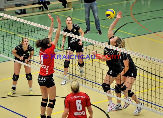 Volleyball Damen 3. Liga Süd SV Sinsheim gegen TG Biberach 30.11.2014 (© Siegfried)