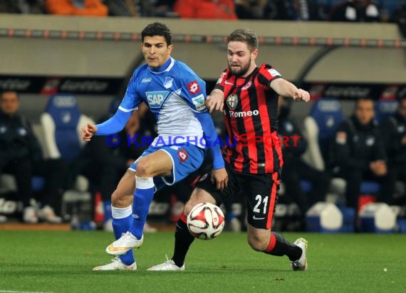 1. Fußball Bundesliga TSG 1899 Hoffenheim - Eintracht Frankfurt in der Wirsol Rhein Neckar Arena Sinsheim 12.12.2014  (© Fotostand / Loerz)