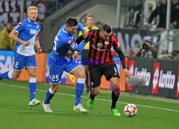 1. Fußball Bundesliga TSG 1899 Hoffenheim - Eintracht Frankfurt in der Wirsol Rhein Neckar Arena Sinsheim 12.12.2014  (© Fotostand / Loerz)