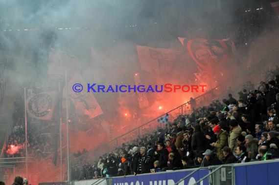 1. Fußball Bundesliga TSG 1899 Hoffenheim - Eintracht Frankfurt in der Wirsol Rhein Neckar Arena Sinsheim 12.12.2014  (© Fotostand / Loerz)