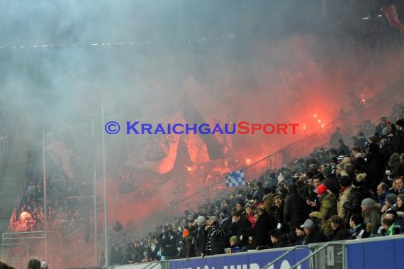 1. Fußball Bundesliga TSG 1899 Hoffenheim - Eintracht Frankfurt in der Wirsol Rhein Neckar Arena Sinsheim 12.12.2014  (© Fotostand / Loerz)