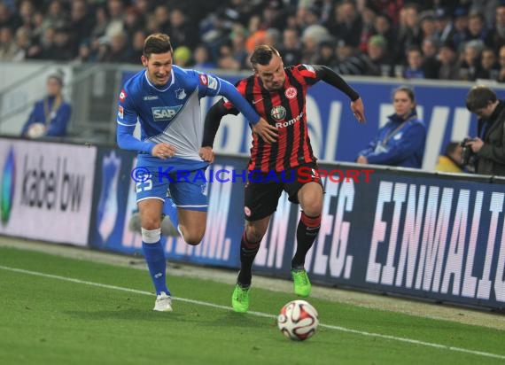 1. Fußball Bundesliga TSG 1899 Hoffenheim - Eintracht Frankfurt in der Wirsol Rhein Neckar Arena Sinsheim 12.12.2014  (© Fotostand / Loerz)