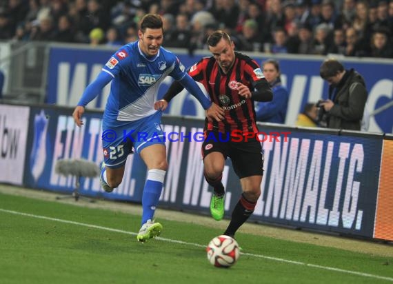 1. Fußball Bundesliga TSG 1899 Hoffenheim - Eintracht Frankfurt in der Wirsol Rhein Neckar Arena Sinsheim 12.12.2014  (© Fotostand / Loerz)