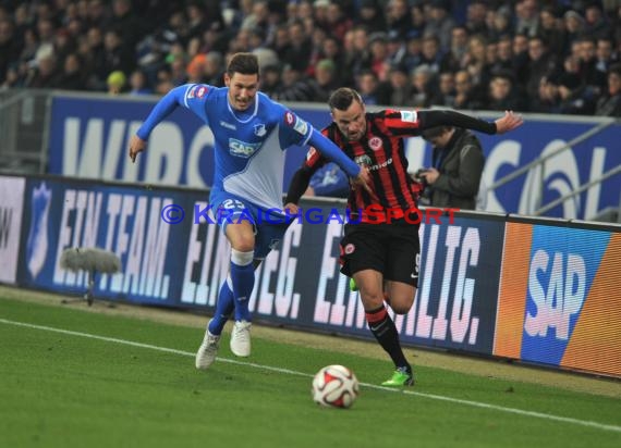 1. Fußball Bundesliga TSG 1899 Hoffenheim - Eintracht Frankfurt in der Wirsol Rhein Neckar Arena Sinsheim 12.12.2014  (© Fotostand / Loerz)