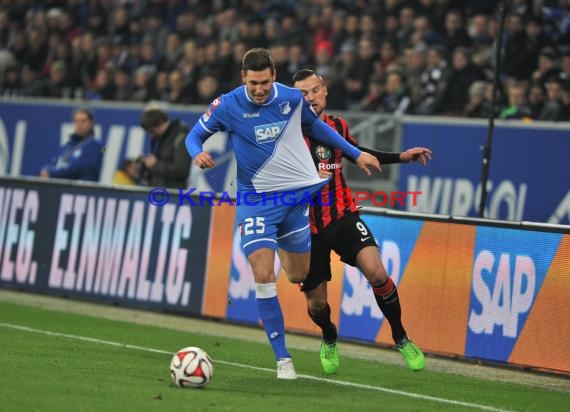 1. Fußball Bundesliga TSG 1899 Hoffenheim - Eintracht Frankfurt in der Wirsol Rhein Neckar Arena Sinsheim 12.12.2014  (© Fotostand / Loerz)