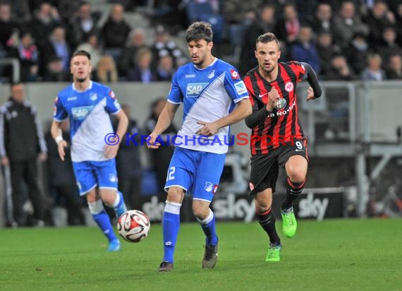 1. Fußball Bundesliga TSG 1899 Hoffenheim - Eintracht Frankfurt in der Wirsol Rhein Neckar Arena Sinsheim 12.12.2014  (© Fotostand / Loerz)