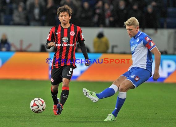 1. Fußball Bundesliga TSG 1899 Hoffenheim - Eintracht Frankfurt in der Wirsol Rhein Neckar Arena Sinsheim 12.12.2014  (© Fotostand / Loerz)