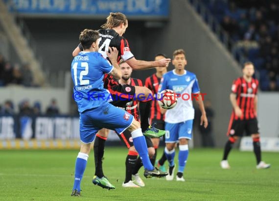 1. Fußball Bundesliga TSG 1899 Hoffenheim - Eintracht Frankfurt in der Wirsol Rhein Neckar Arena Sinsheim 12.12.2014  (© Fotostand / Loerz)