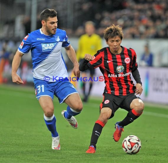 1. Fußball Bundesliga TSG 1899 Hoffenheim - Eintracht Frankfurt in der Wirsol Rhein Neckar Arena Sinsheim 12.12.2014  (© Fotostand / Loerz)