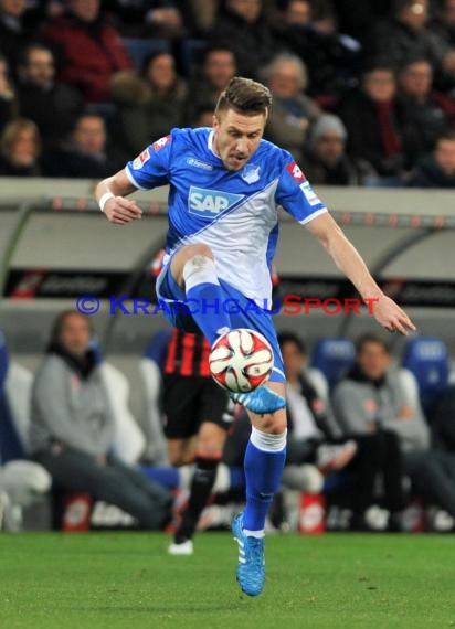 1. Fußball Bundesliga TSG 1899 Hoffenheim - Eintracht Frankfurt in der Wirsol Rhein Neckar Arena Sinsheim 12.12.2014  (© Fotostand / Loerz)