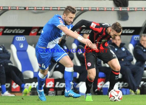 1. Fußball Bundesliga TSG 1899 Hoffenheim - Eintracht Frankfurt in der Wirsol Rhein Neckar Arena Sinsheim 12.12.2014  (© Fotostand / Loerz)