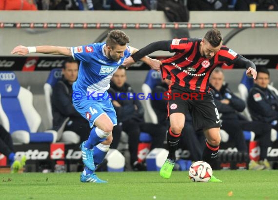 1. Fußball Bundesliga TSG 1899 Hoffenheim - Eintracht Frankfurt in der Wirsol Rhein Neckar Arena Sinsheim 12.12.2014  (© Fotostand / Loerz)