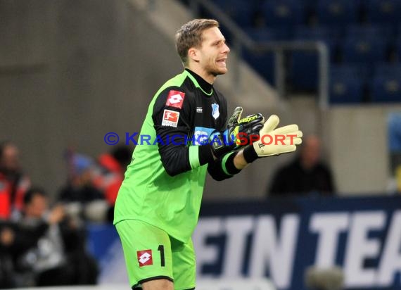 1. Fußball Bundesliga TSG 1899 Hoffenheim - Eintracht Frankfurt in der Wirsol Rhein Neckar Arena Sinsheim 12.12.2014  (© Fotostand / Loerz)