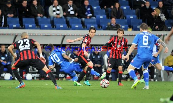 1. Fußball Bundesliga TSG 1899 Hoffenheim - Eintracht Frankfurt in der Wirsol Rhein Neckar Arena Sinsheim 12.12.2014  (© Fotostand / Loerz)