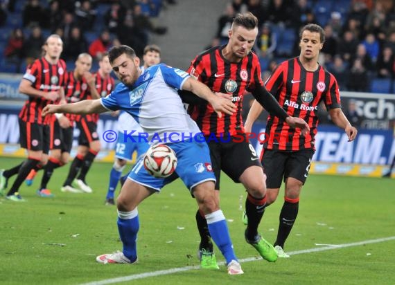 1. Fußball Bundesliga TSG 1899 Hoffenheim - Eintracht Frankfurt in der Wirsol Rhein Neckar Arena Sinsheim 12.12.2014  (© Fotostand / Loerz)