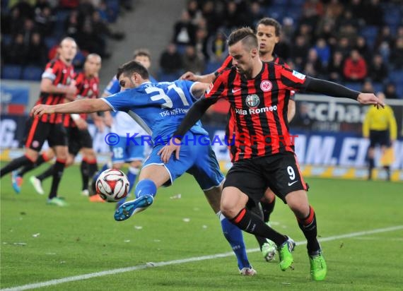 1. Fußball Bundesliga TSG 1899 Hoffenheim - Eintracht Frankfurt in der Wirsol Rhein Neckar Arena Sinsheim 12.12.2014  (© Fotostand / Loerz)