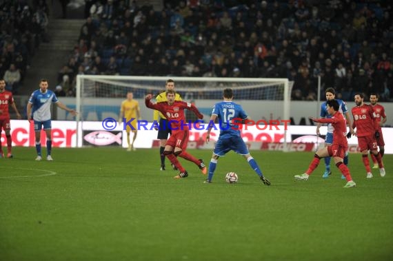 1. Fußball Bundesliga TSG 1899 Hoffenheim - Bayer Leverkusen in der Wirsol Rhein Neckar Arena Sinsheim 17.12.2014  (© Fotostand / Loerz)