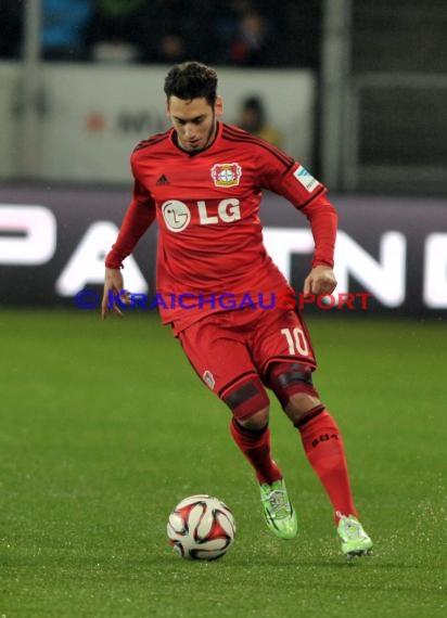 1. Fußball Bundesliga TSG 1899 Hoffenheim - Bayer Leverkusen in der Wirsol Rhein Neckar Arena Sinsheim 17.12.2014  (© Fotostand / Loerz)