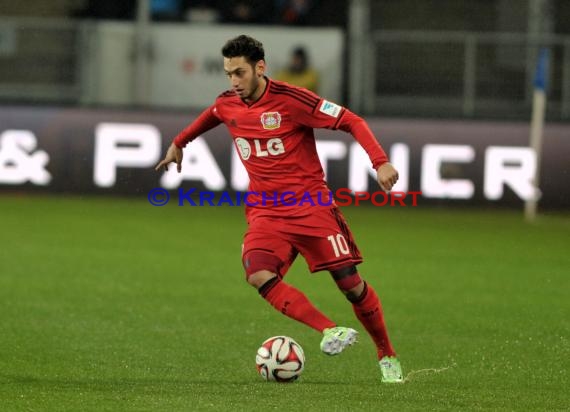 1. Fußball Bundesliga TSG 1899 Hoffenheim - Bayer Leverkusen in der Wirsol Rhein Neckar Arena Sinsheim 17.12.2014  (© Fotostand / Loerz)