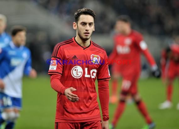 1. Fußball Bundesliga TSG 1899 Hoffenheim - Bayer Leverkusen in der Wirsol Rhein Neckar Arena Sinsheim 17.12.2014  (© Fotostand / Loerz)