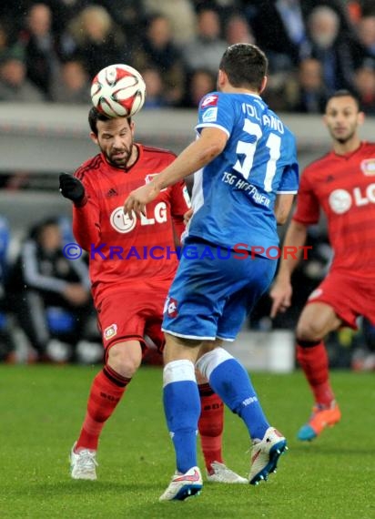 1. Fußball Bundesliga TSG 1899 Hoffenheim - Bayer Leverkusen in der Wirsol Rhein Neckar Arena Sinsheim 17.12.2014  (© Fotostand / Loerz)