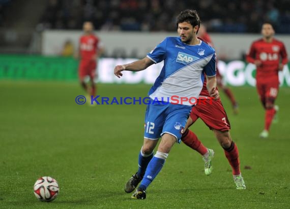 1. Fußball Bundesliga TSG 1899 Hoffenheim - Bayer Leverkusen in der Wirsol Rhein Neckar Arena Sinsheim 17.12.2014  (© Fotostand / Loerz)