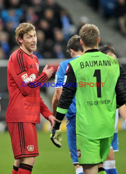 1. Fußball Bundesliga TSG 1899 Hoffenheim - Bayer Leverkusen in der Wirsol Rhein Neckar Arena Sinsheim 17.12.2014  (© Fotostand / Loerz)