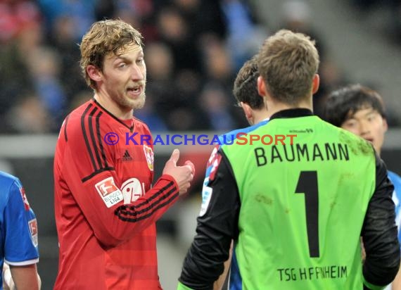 1. Fußball Bundesliga TSG 1899 Hoffenheim - Bayer Leverkusen in der Wirsol Rhein Neckar Arena Sinsheim 17.12.2014  (© Fotostand / Loerz)