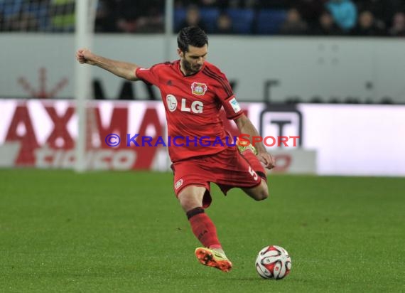 1. Fußball Bundesliga TSG 1899 Hoffenheim - Bayer Leverkusen in der Wirsol Rhein Neckar Arena Sinsheim 17.12.2014  (© Fotostand / Loerz)