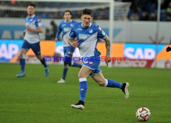 1. Fußball Bundesliga TSG 1899 Hoffenheim - Bayer Leverkusen in der Wirsol Rhein Neckar Arena Sinsheim 17.12.2014  (© Fotostand / Loerz)