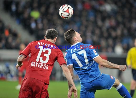 1. Fußball Bundesliga TSG 1899 Hoffenheim - Bayer Leverkusen in der Wirsol Rhein Neckar Arena Sinsheim 17.12.2014  (© Fotostand / Loerz)