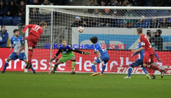 1. Fußball Bundesliga TSG 1899 Hoffenheim - Bayer Leverkusen in der Wirsol Rhein Neckar Arena Sinsheim 17.12.2014  (© Fotostand / Loerz)