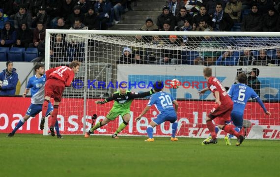 1. Fußball Bundesliga TSG 1899 Hoffenheim - Bayer Leverkusen in der Wirsol Rhein Neckar Arena Sinsheim 17.12.2014  (© Fotostand / Loerz)