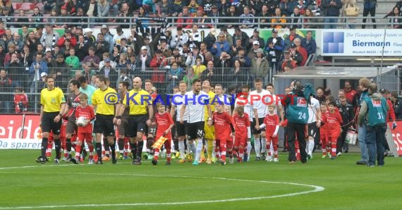 2. Fußball-Bundesliga SV 1916 Sandhausen - FC St. Pauli im  Hardtwaldstadion Sandhausen 05.04.2014 (© Kraichgausport / Loerz)