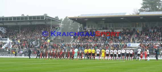 2. Fußball-Bundesliga SV 1916 Sandhausen - FC St. Pauli im  Hardtwaldstadion Sandhausen 05.04.2014 (© Kraichgausport / Loerz)