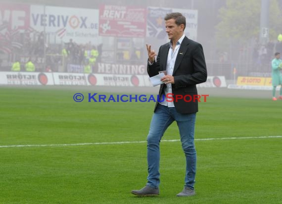 2. Fußball-Bundesliga SV 1916 Sandhausen - FC St. Pauli im  Hardtwaldstadion Sandhausen 05.04.2014 (© Kraichgausport / Loerz)