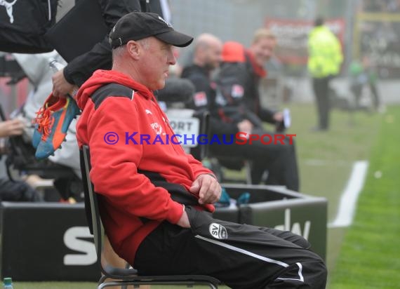 2. Fußball-Bundesliga SV 1916 Sandhausen - FC St. Pauli im  Hardtwaldstadion Sandhausen 05.04.2014 (© Kraichgausport / Loerz)