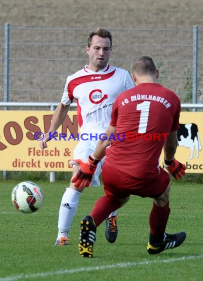 SV Rohrbach/S gegen 1.FC Mühlhausen 30.08.2014 Landesliga Rhein Neckar (© Siegfried)